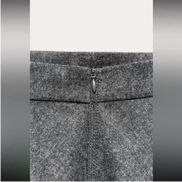 Zara, Gray marl, WOOL BLEND CAPE SKIRT ZW COLLECTION, Medium - Picture 8 of 10